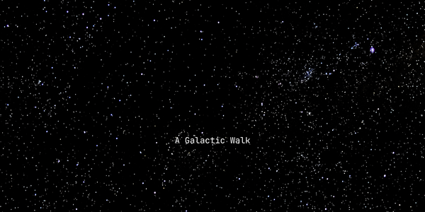 A Galactic Walk